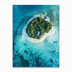 Island In The Maldives 22 Canvas Print