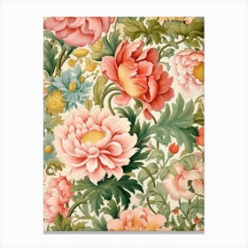 Floral Wallpaper 125 Canvas Print