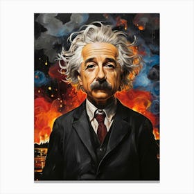 Albert Einstein 2 Canvas Print