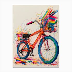 'Bicycle' 1 Canvas Print