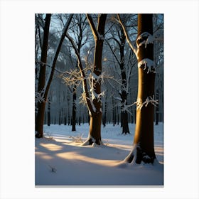 Winter Forest 7 Canvas Print