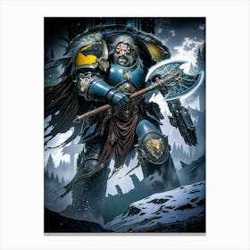 Leman Russ The Wolf King Canvas Print