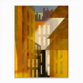 City at Dusk Canvas Print