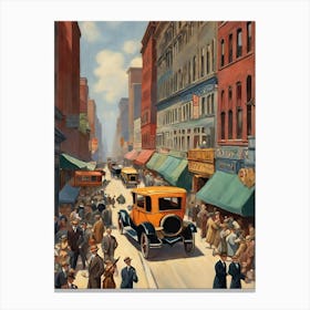 New York City Street Scene 17 Canvas Print