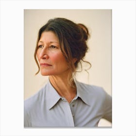 Catherine Keener Retro Collage Movies Canvas Print