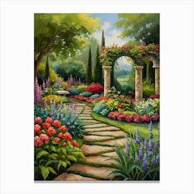 Garden Path Canvas Print