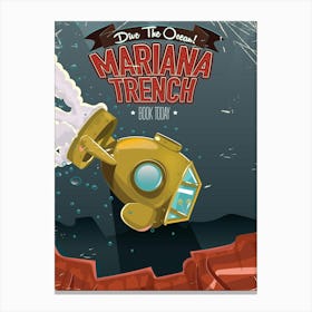 Mariana Trench Canvas Print