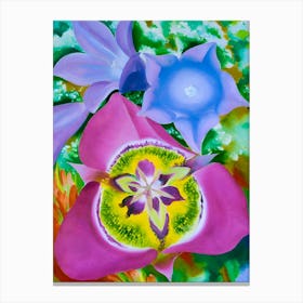 Georgia OKeeffe - Mountain Flowers No. II Mariposa Lily Canvas Print