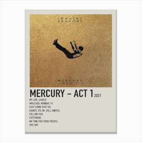 Mercury Act 1 Album Cover Canvas Poster Wall Art Print Picture Decoration 1 Canvas Print