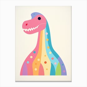 Colourful Dinosaur Maiasaura 2 Canvas Print