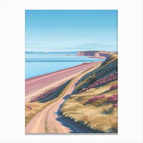 Pink Road 1 Canvas Print