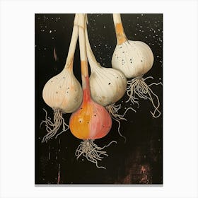 Art Deco Inspired Onions 2 Canvas Print