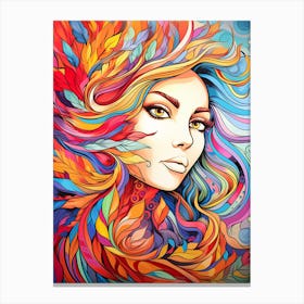 I'm colourful Canvas Print