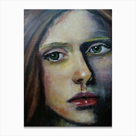 Portrait Of A Woman 5 Canvas Print