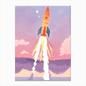Rocket Launch Canvas Print