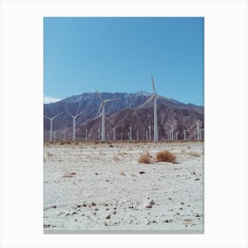 Palm Springs Windmills Ii Canvas Print