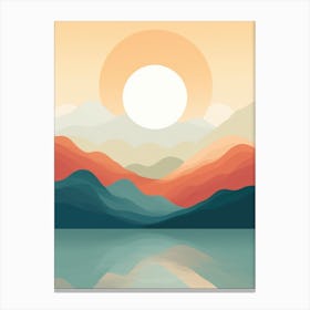 Abstract Landscape Painting 3 Canvas Print