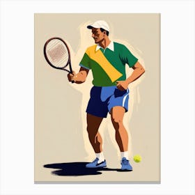 Tennis Player 3 Canvas Print