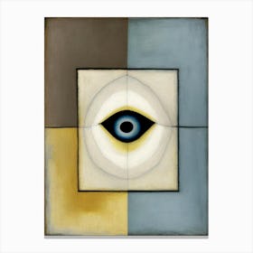 Balance, Symbol, Third Eye Rothko Neutral 1 Canvas Print