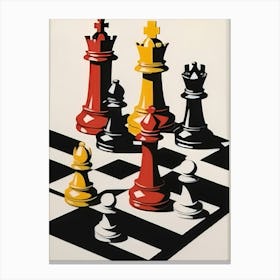 Chess Pieces Canvas Print