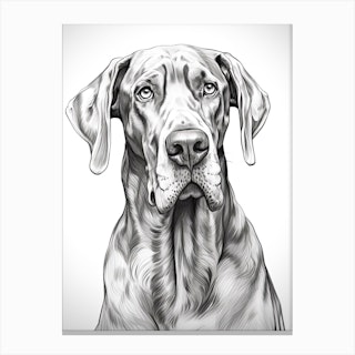 Great Dane Newspaper, Dog Art Print, Wall art — FabFunky