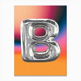 Chrome B Poster Canvas Print