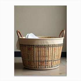 Laundry Basket Canvas Print