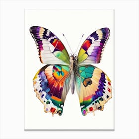 Butterfly In Migration Decoupage 1 Canvas Print