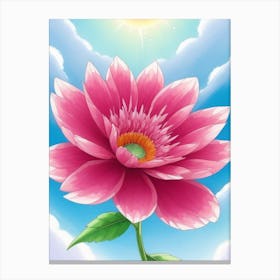 Flower In The Sky Canvas Print