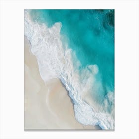 Aerial View Of A Beach 70 Canvas Print