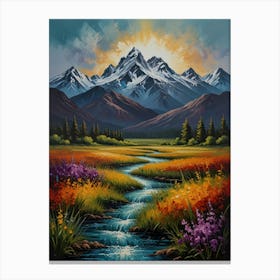 Mountain Stream 2 Canvas Print