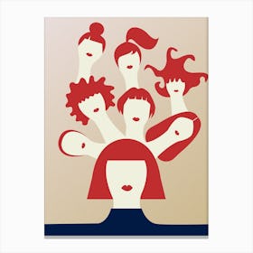 Ms Personalities Canvas Print