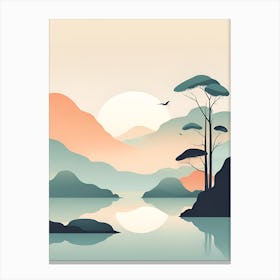 Landscape With Trees Canvas Print