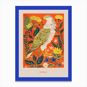 Spring Birds Poster Eagle 2 Canvas Print