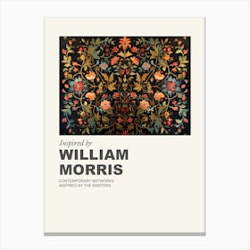 Museum Poster Inspired By William Morris 12 Canvas Print