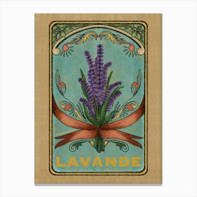 Countryside Lavender Canvas Print