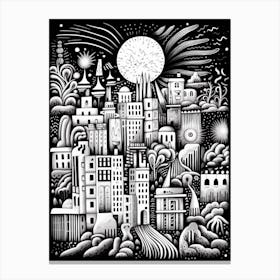 Cityscape 6 Canvas Print