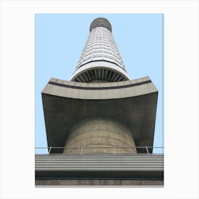 Architecture Brutalism Bt Tower Canvas Print