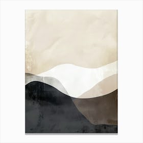 Calm Overtones Minimalist Style Canvas Print