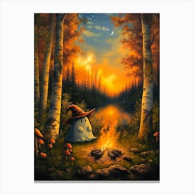 Ghost In The Woods 12 Canvas Print