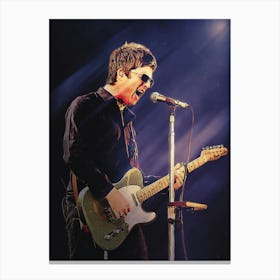 Superstars Of Noel Gallaghers High Flying Birds Live Concert Intoronto Canvas Print