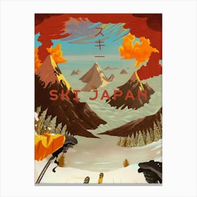 Ski Japan Canvas Print