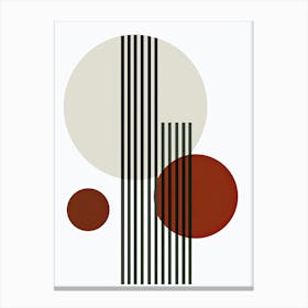 Lisbon Visionary Forms Minimalist Bauhaus Canvas Print