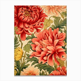 Chrysanthemums 3 Canvas Print