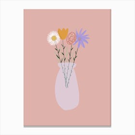 Flower Vase Canvas Print