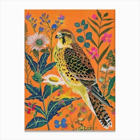 Spring Birds Falcon 3 Canvas Print