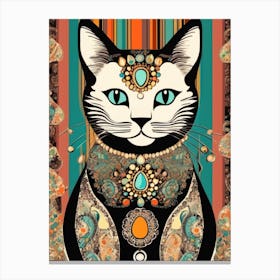 Queen Cat Canvas Print