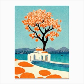 Autumn Greece Canvas Print