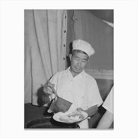 Nyssa, Oregon,Fsa (Farm Security Administration) Mobile Camp,Chef At The Camp, Now Inhabited By Evacuate Canvas Print