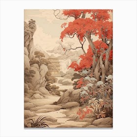 Japanese Stewartia Victorian Style 3 Canvas Print